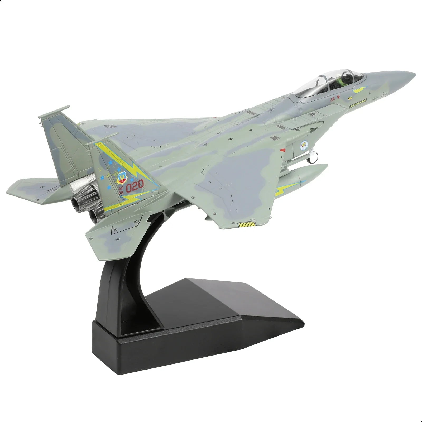 Military aviation diecast models across eras