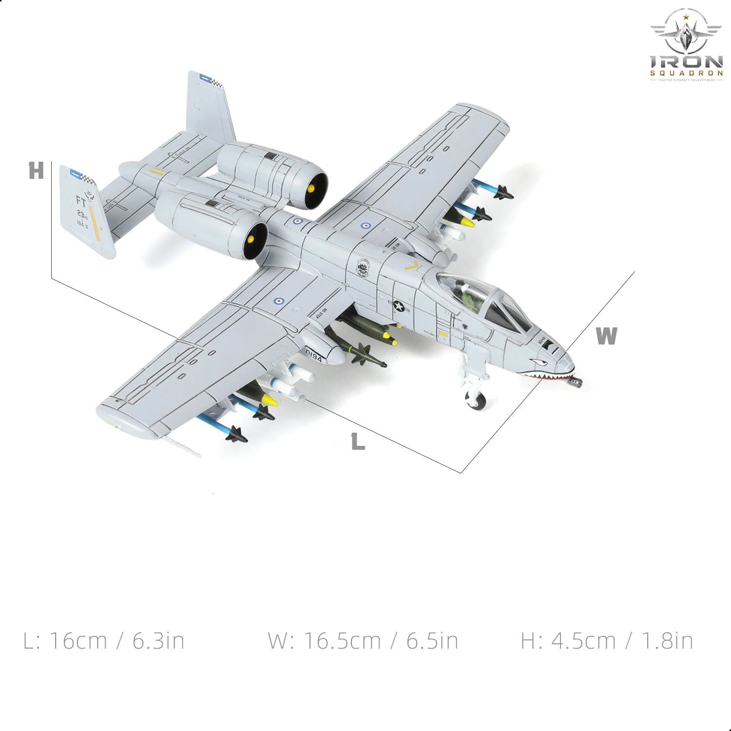 A-10 Warthog — U.S. Air Force 1:100 Diecast Model - image 2
