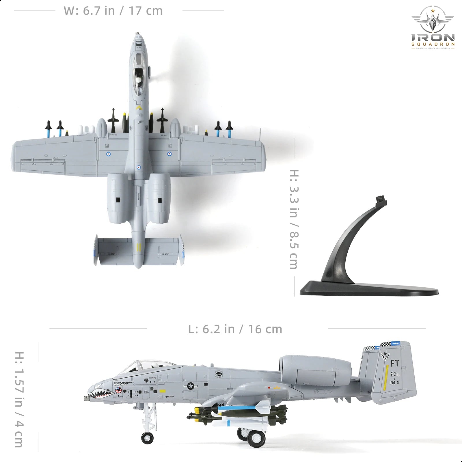 A-10 Warthog — VX-23 1:100 Diecast Model - image 4