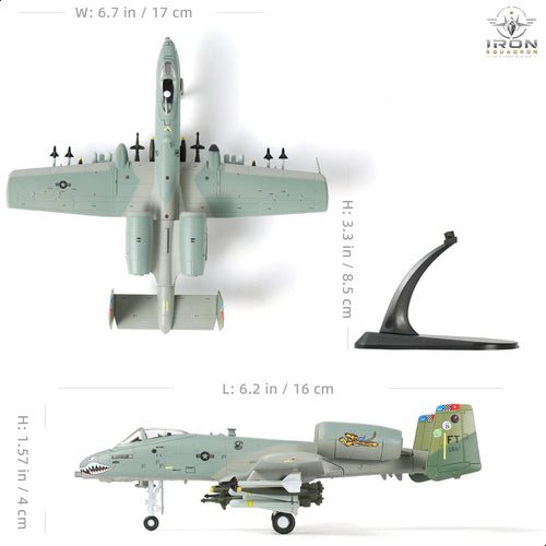 A-10 Warthog — "Tiger Shark" 1:100 Diecast Model - image 2