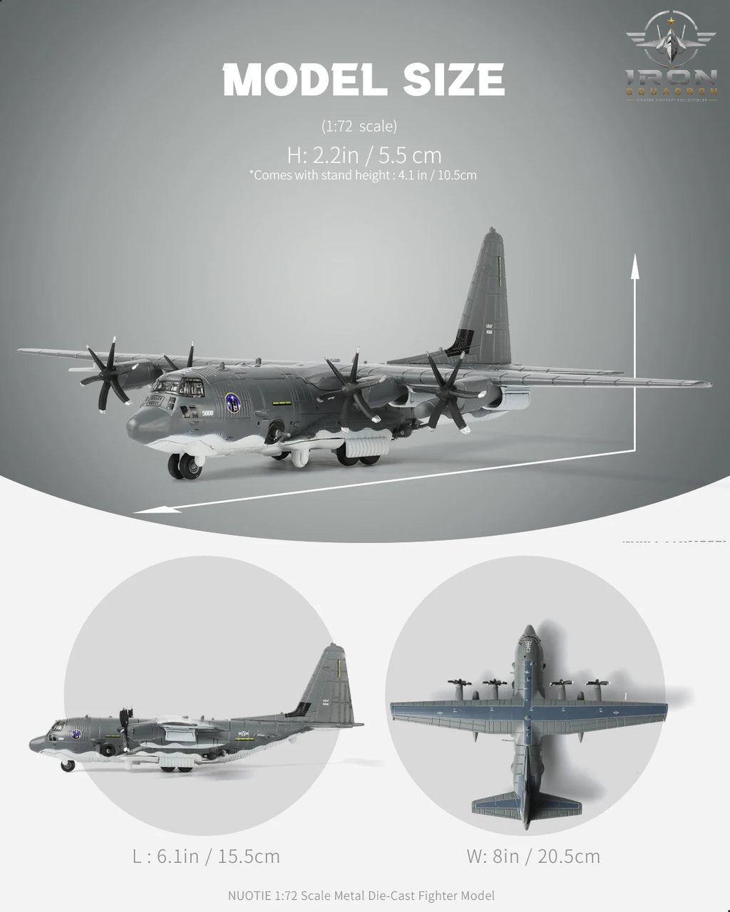AC-130J Ghostrider — Gunship 1:200 Diecast Model - image 2