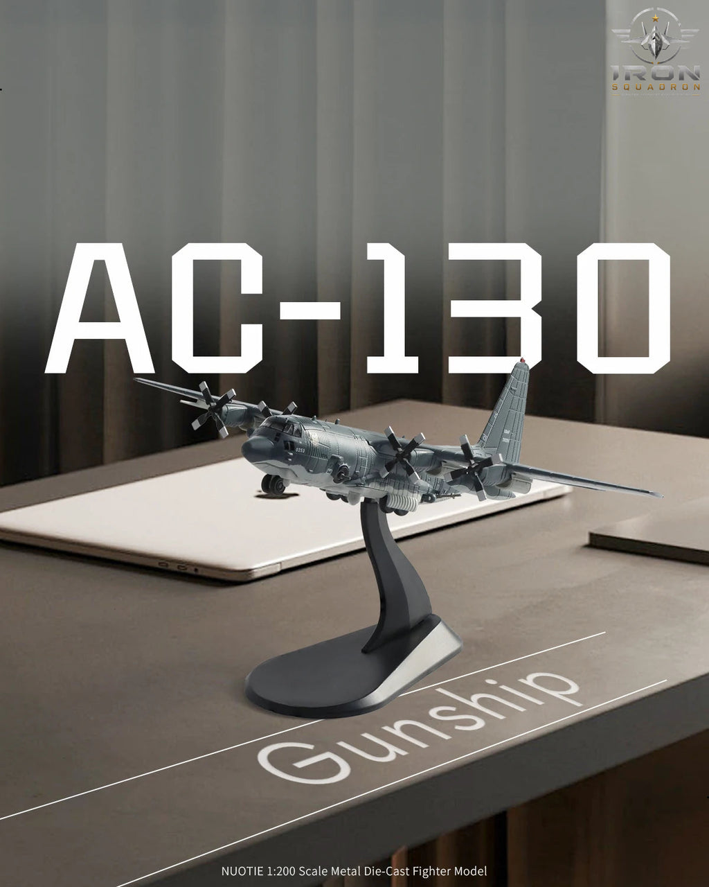 AC-130U Spooky II — Gunship 1:72 Diecast Model - image 5