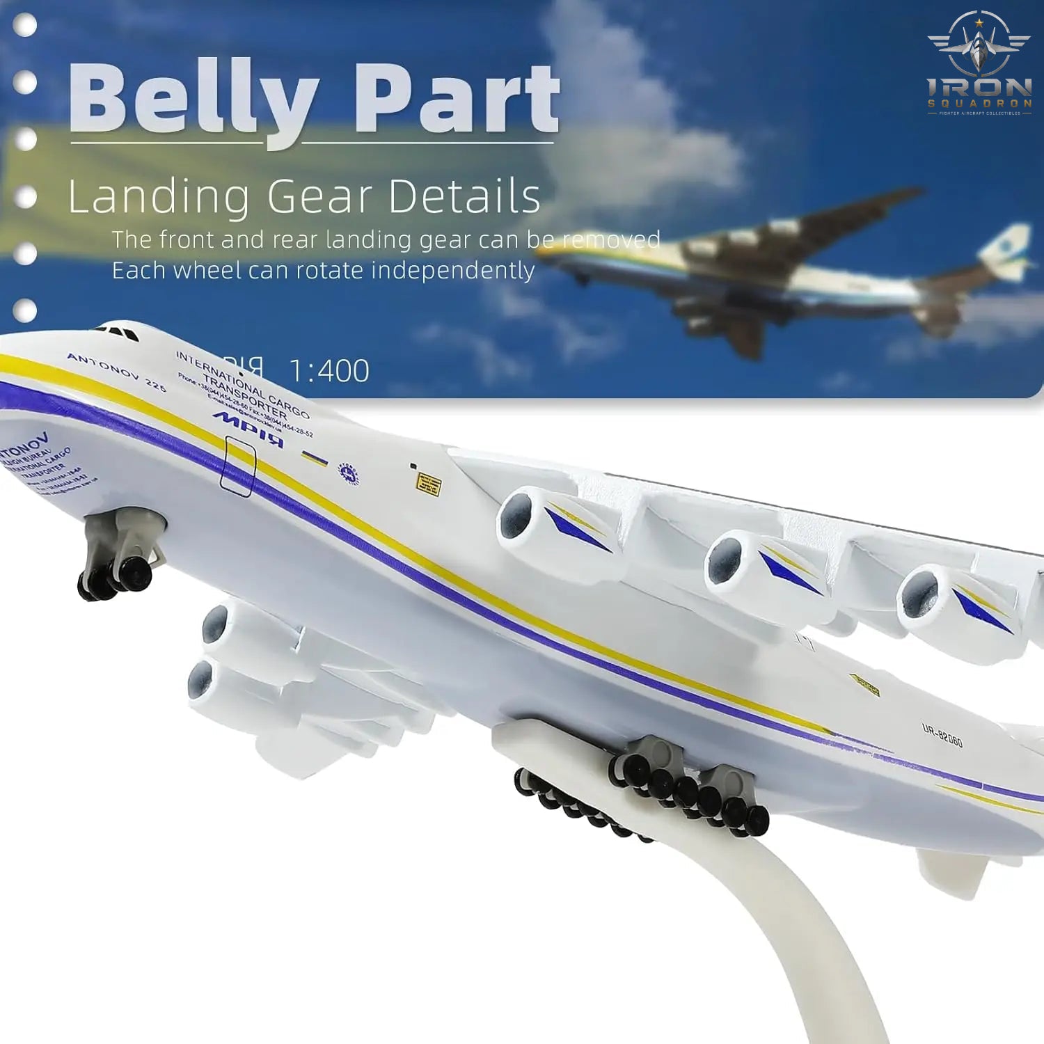 Antonov An-225 Mriya — 1:400 Diecast Model - image 5