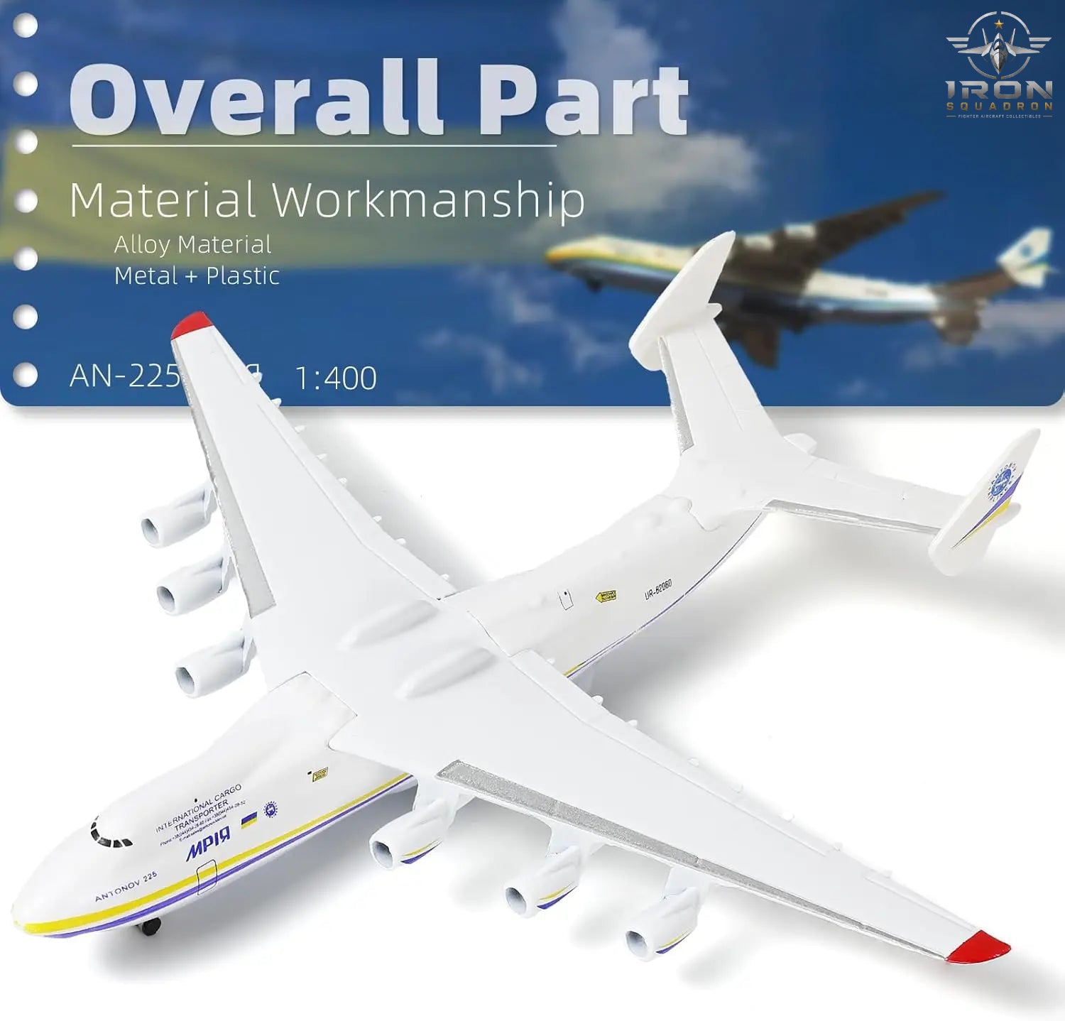 Antonov An-225 Mriya — 1:400 Diecast Model - image 6