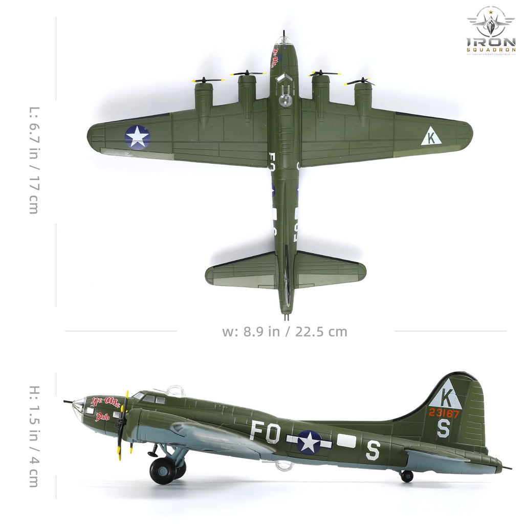 B-17 Flying Fortress — 1:144 Diecast Model - image 2