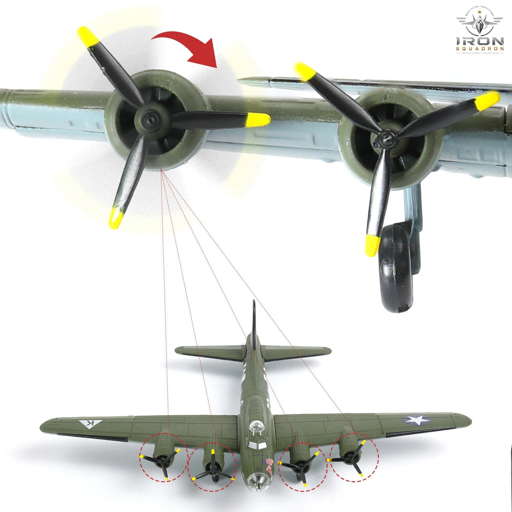 B-17 Flying Fortress — 1:144 Diecast Model - image 4