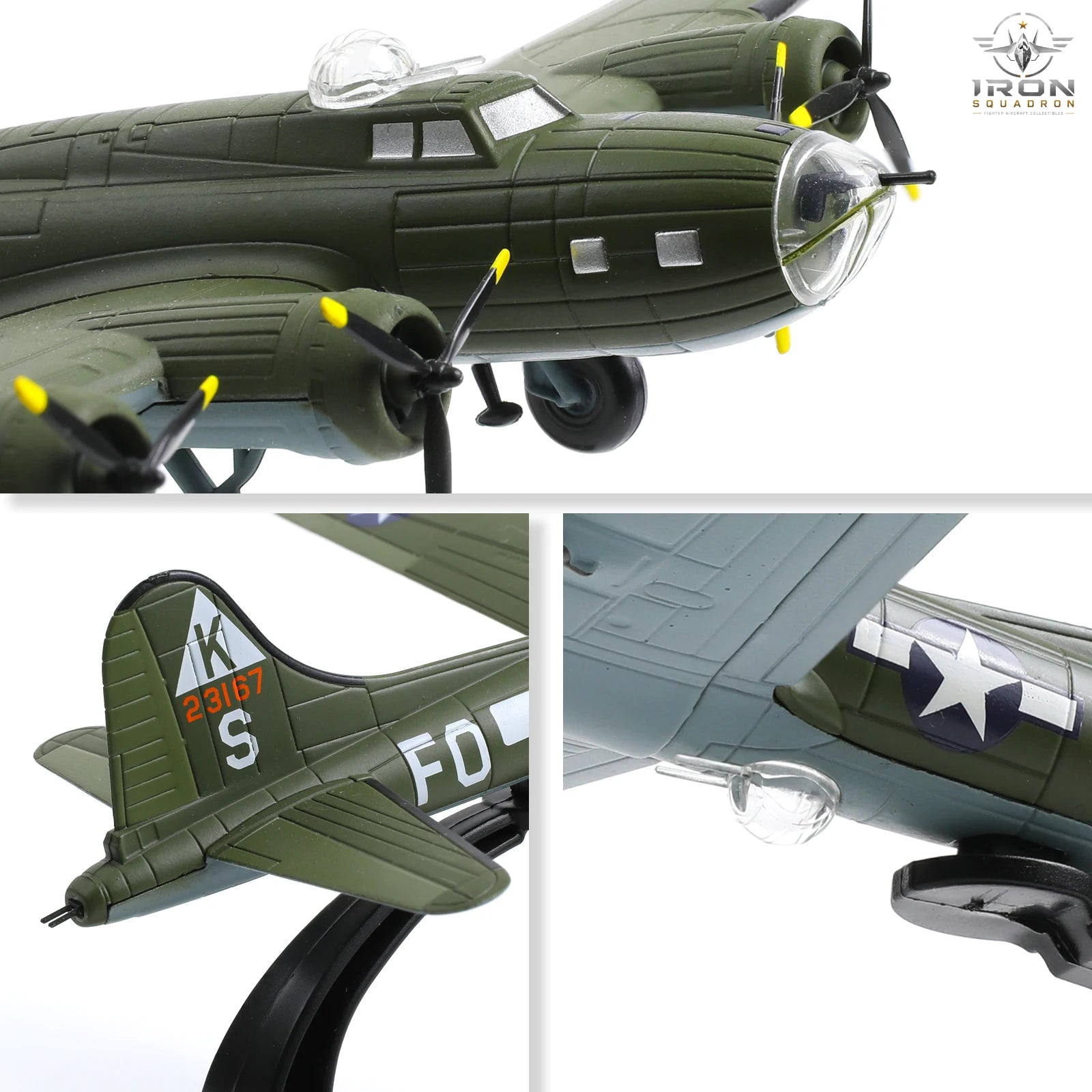 B-17 Flying Fortress — 1:144 Diecast Model - image 6