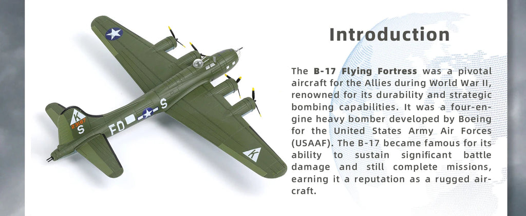 B-17 Flying Fortress — 1:144 Diecast Model - image 8