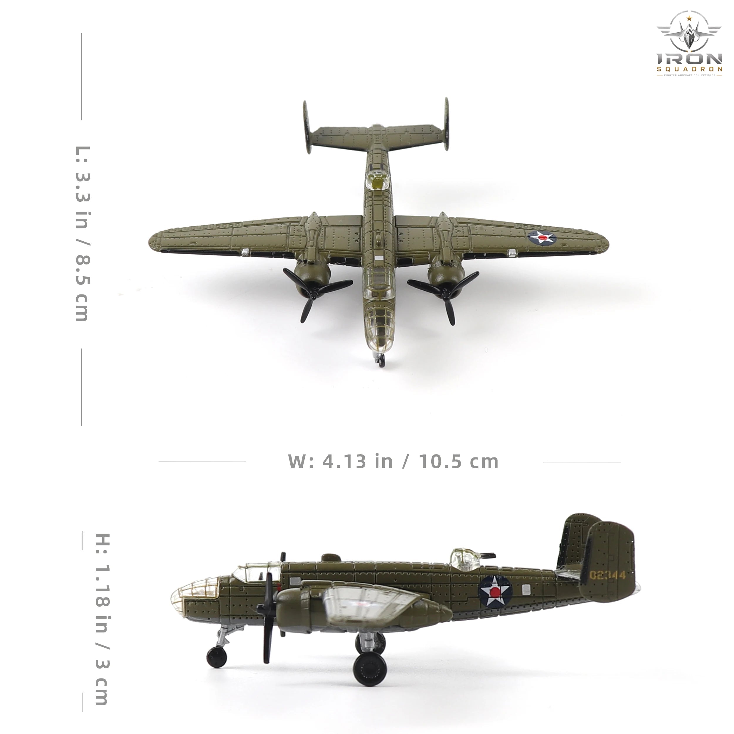B-25 Mitchell — Doolittle Raid 1:200 Diecast Model - image 2