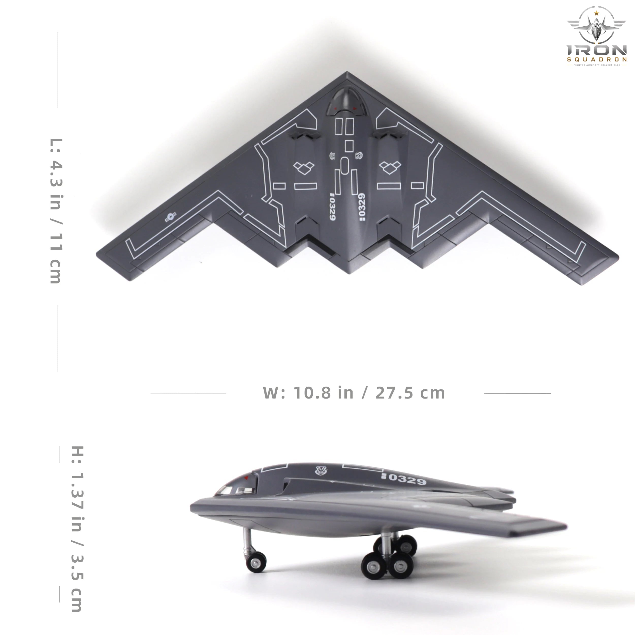 B-2 Spirit — U.S. Air Force 1:200 Diecast Model - image 3