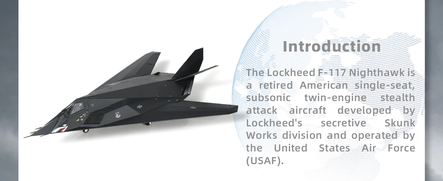 F-117 Nighthawk — Edwards AFB 1:72 Diecast Model - image 8
