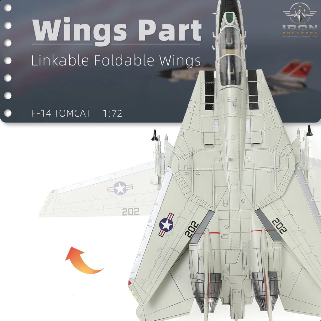 F-14A Tomcat — Fleet Defender 1:72 Diecast Model - image 5