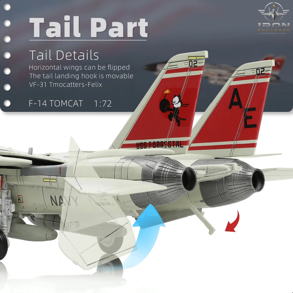 F-14A Tomcat — Fleet Defender 1:72 Diecast Model - image 7