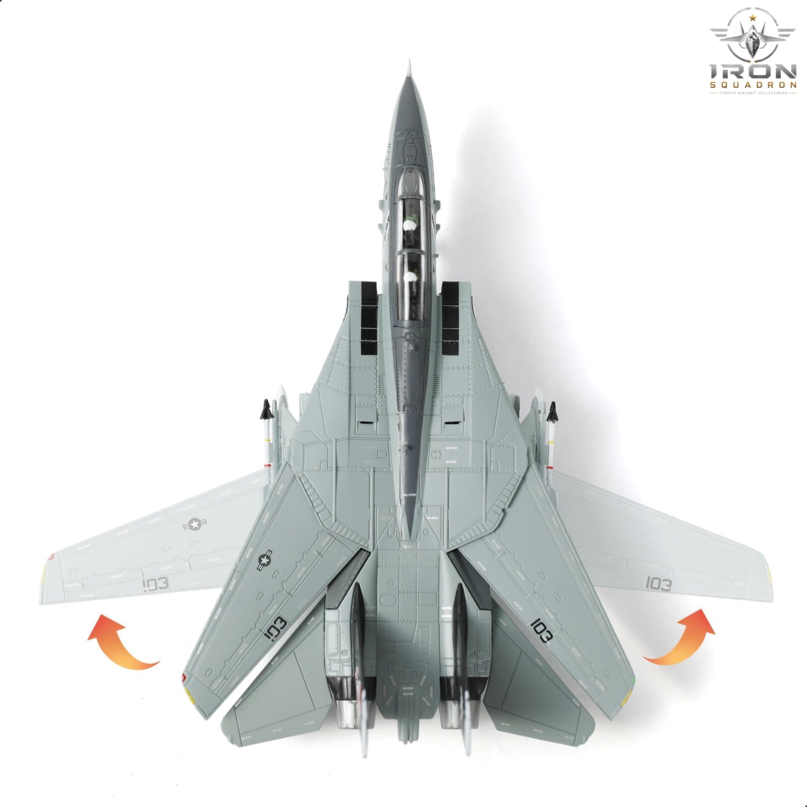 F-14B Tomcat — VF-103 "Santa Cats" Holiday 1:100 Diecast Model - image 6