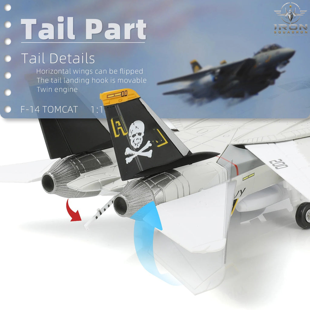 F-14 Tomcat — U.S. Navy 1:100 Diecast Model - image 4