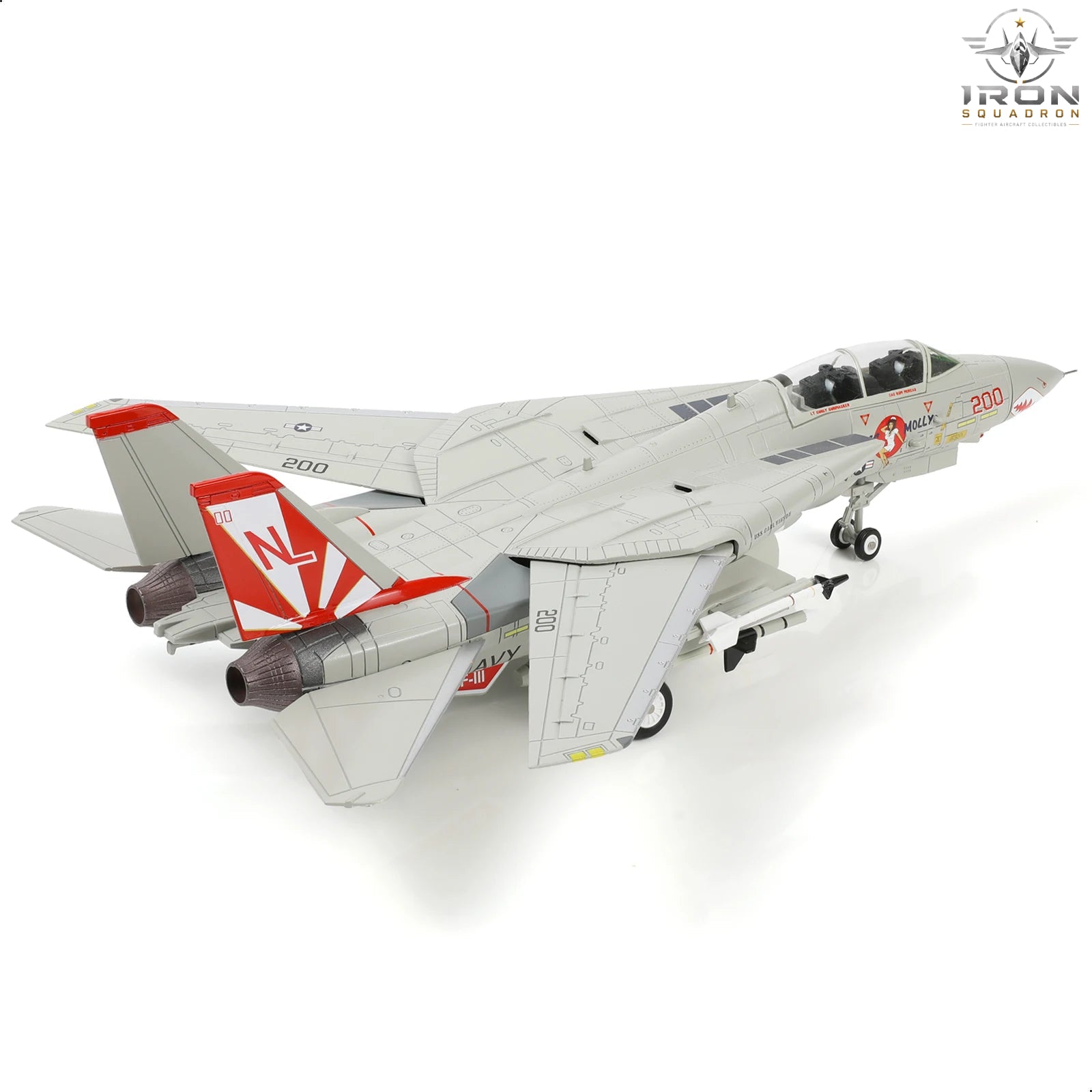 F-14 Tomcat — VF-111 "Sundowners" 1:72 Diecast Model - image 5