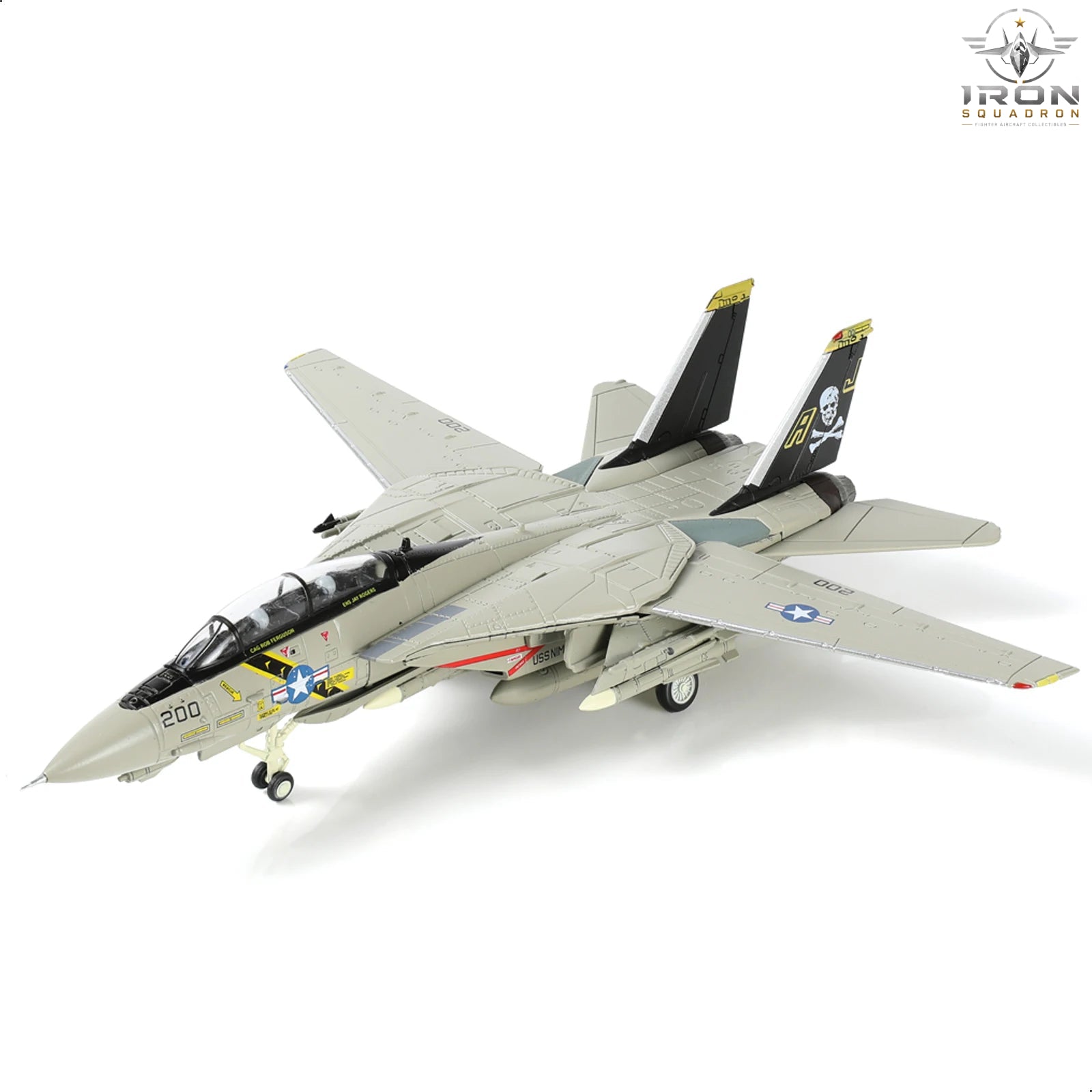 F-14 Tomcat — VF-84 "Jolly Rogers" 1:100 Diecast Model - image 3