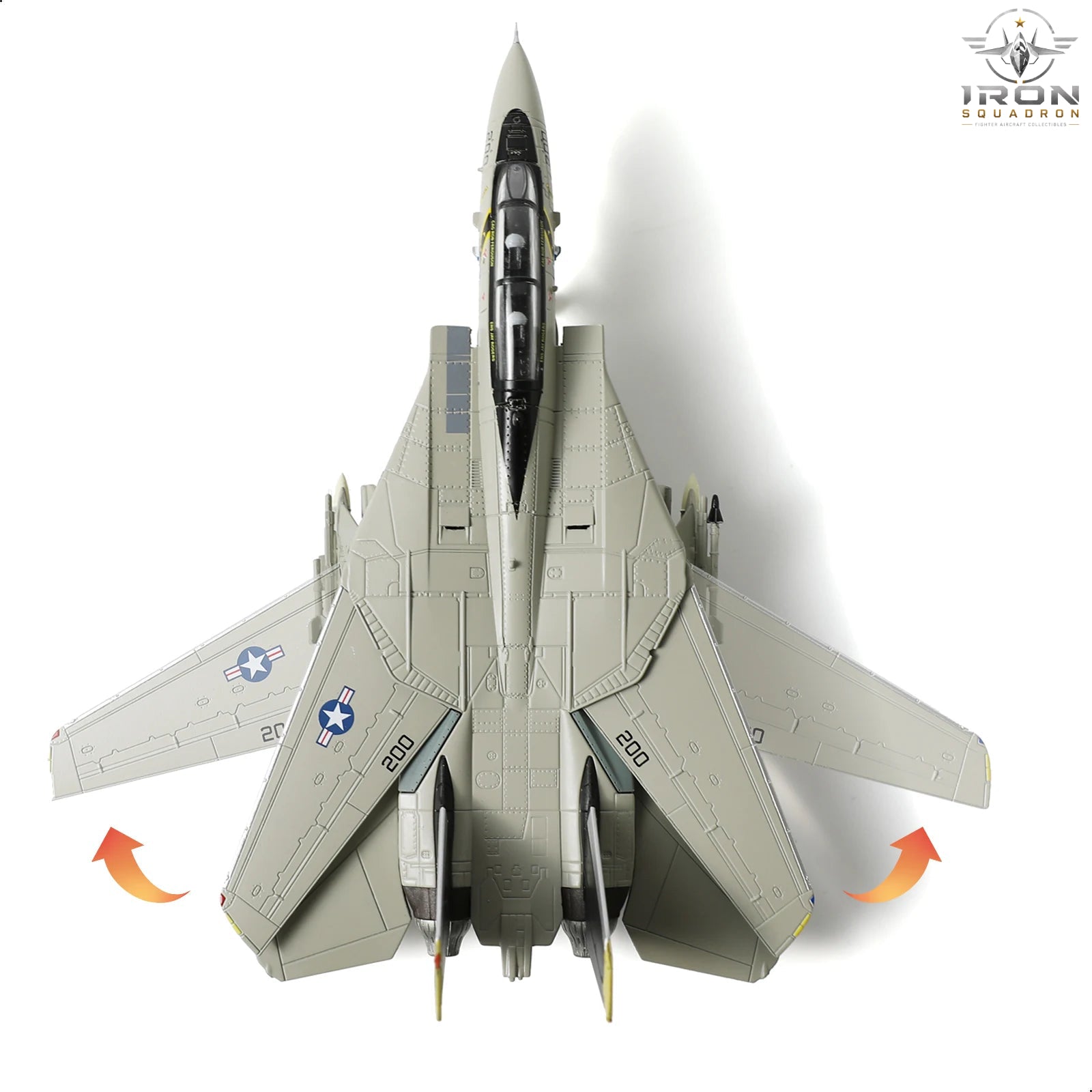 F-14 Tomcat — VF-84 "Jolly Rogers" 1:100 Diecast Model - image 4