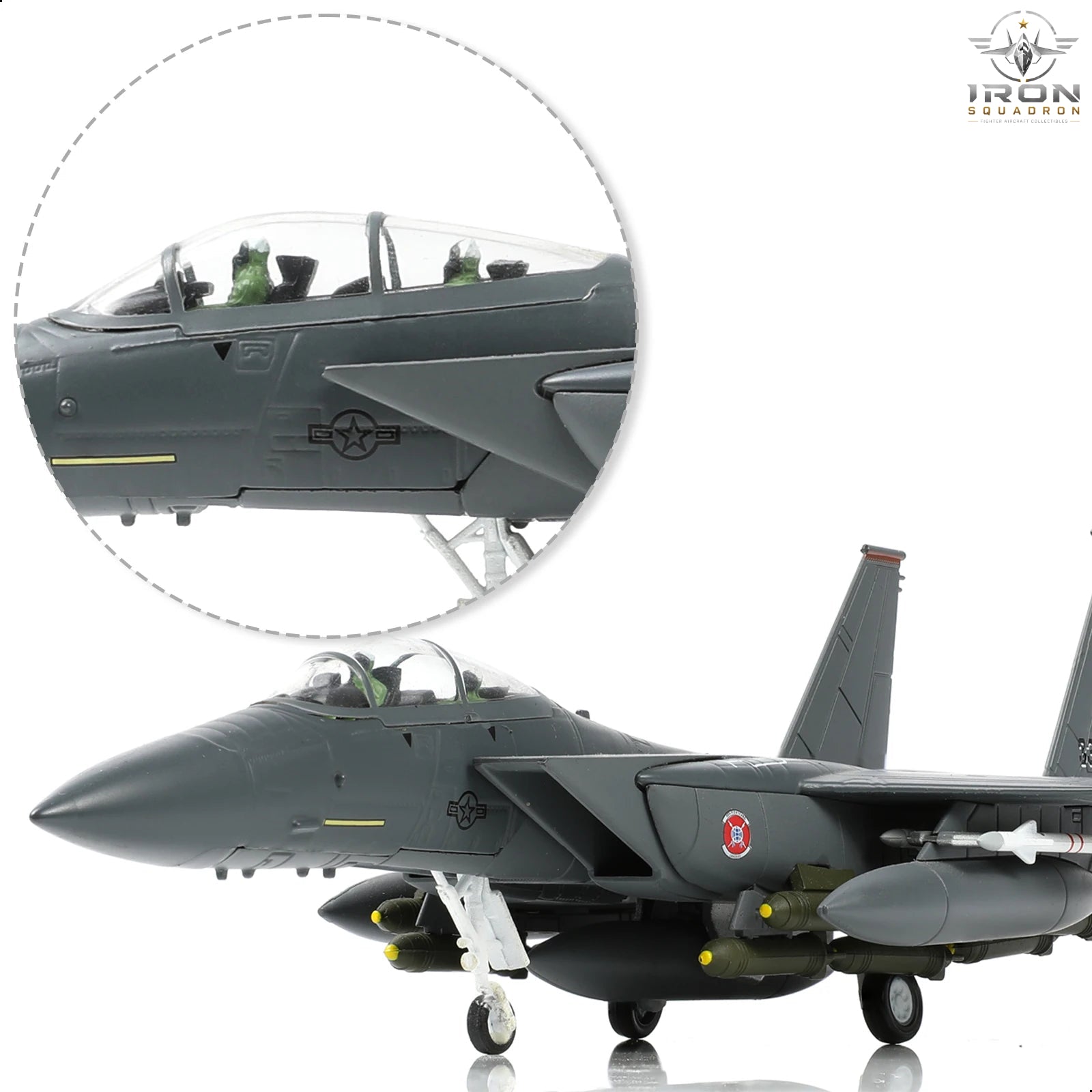 F-15C Eagle — U.S. Air Force 1:100 Diecast Model - image 3