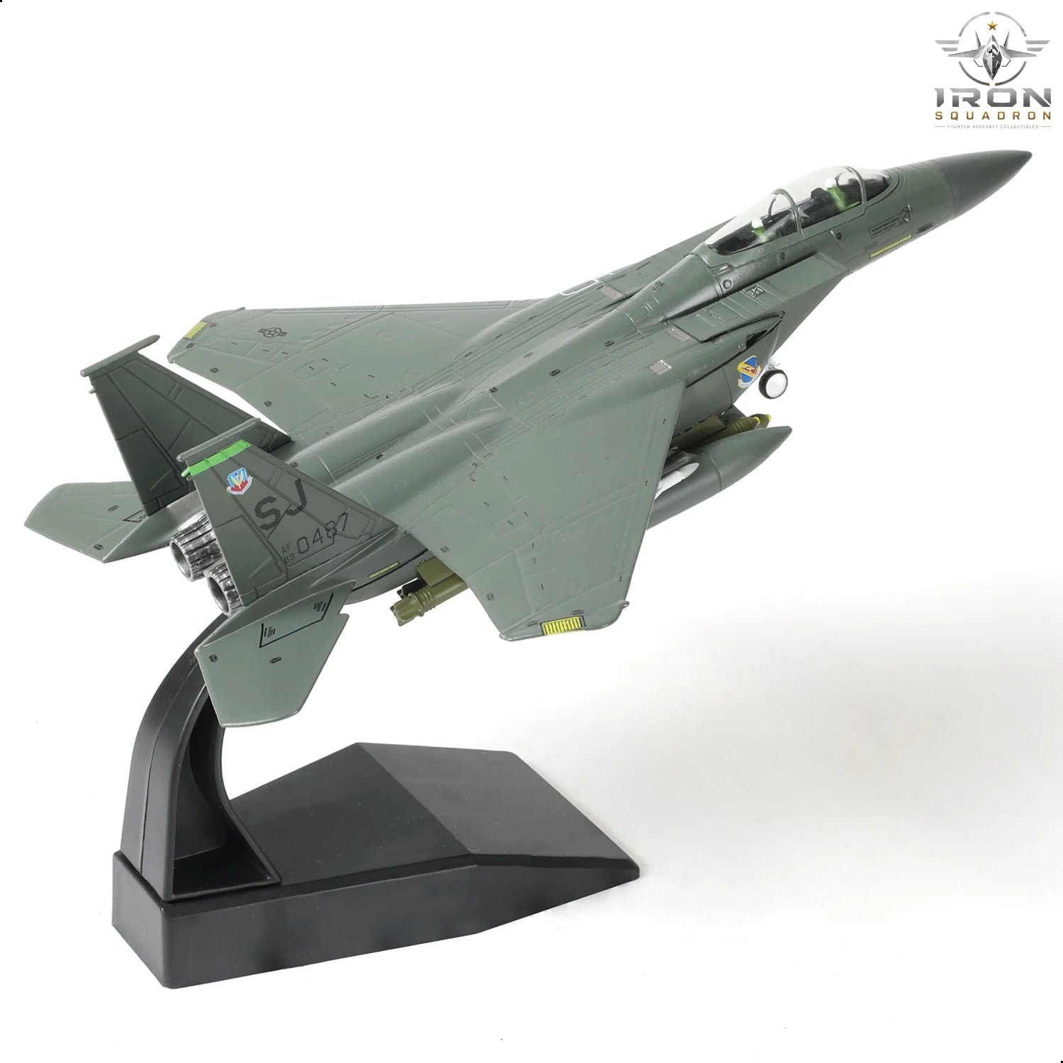 F-15E Strike Eagle — 89-0487 1:100 Diecast Model - image 1