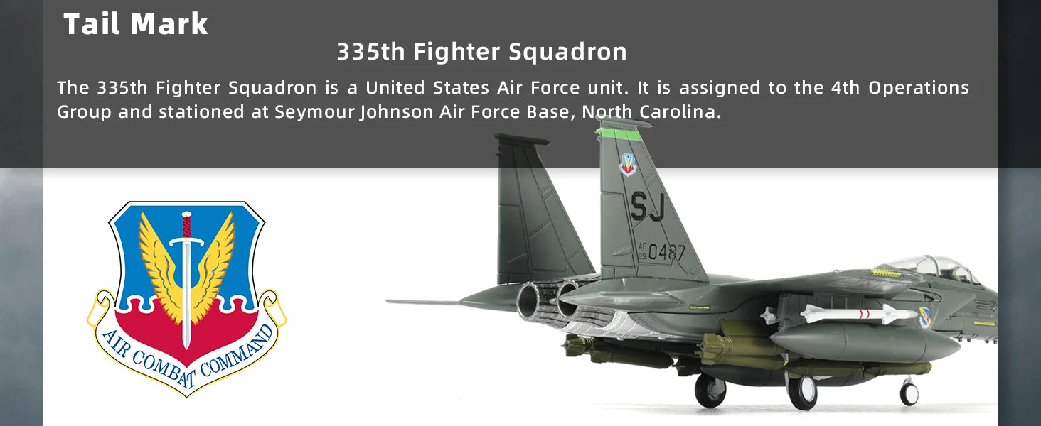 F-15E Strike Eagle — 89-0487 1:100 Diecast Model - image 10