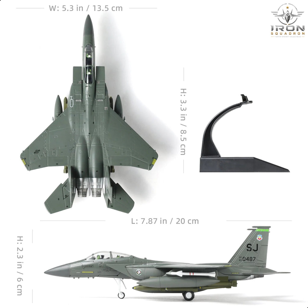 F-15E Strike Eagle — 89-0487 1:100 Diecast Model - image 2