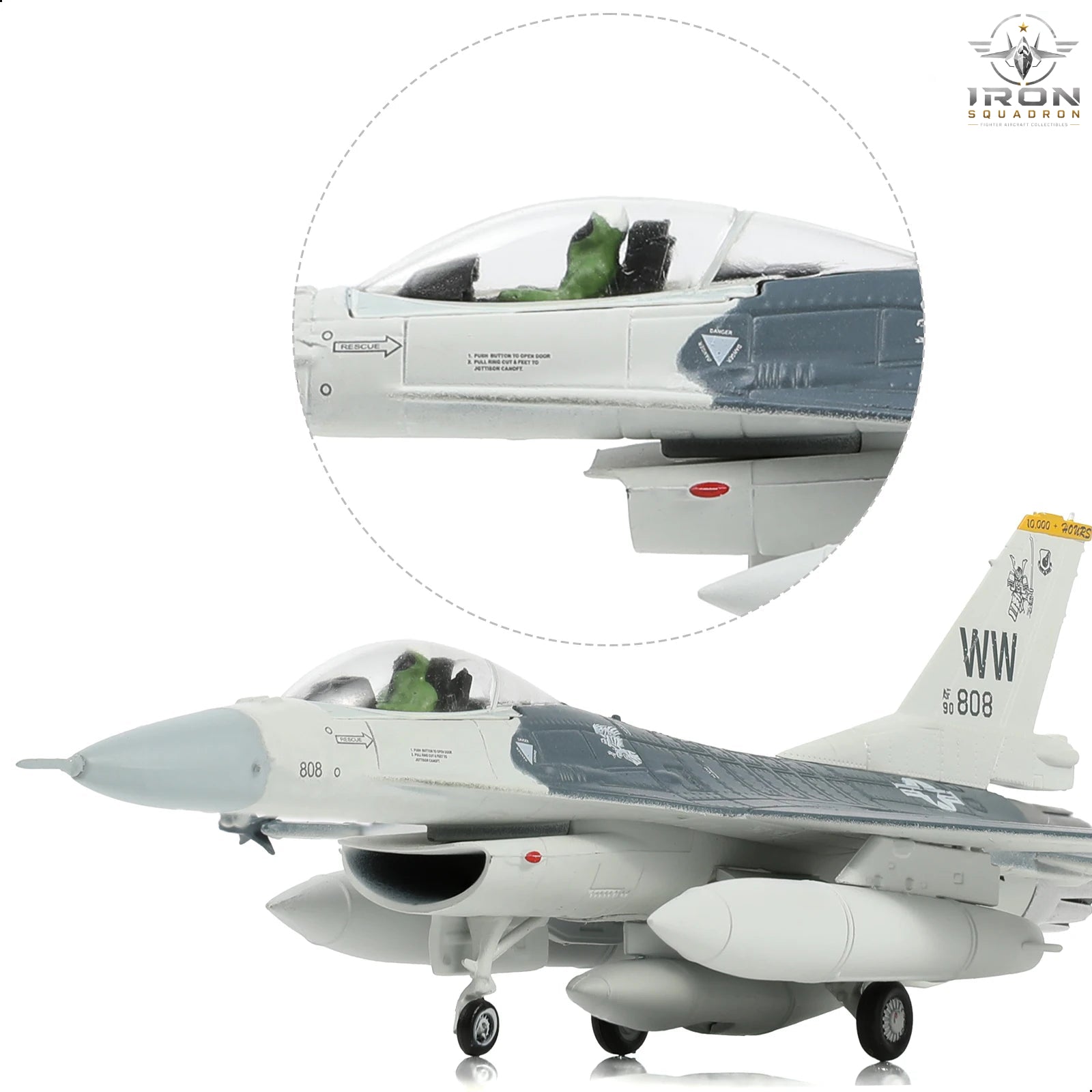 F-16C Fighting Falcon — 35th FW Misawa 1:100 Diecast Model - image 5
