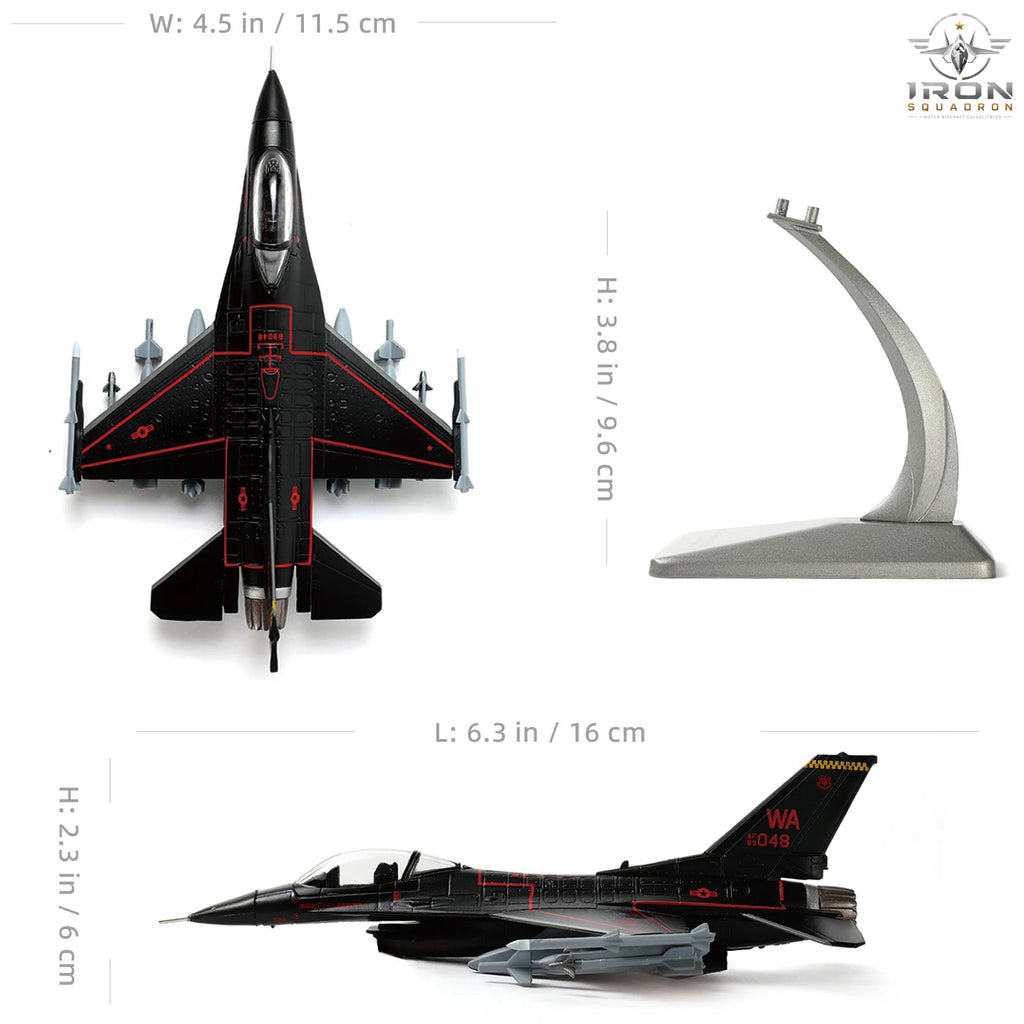 F-16C Fighting Falcon — Nellis 57th Wing 1:100 Diecast Model - image 6