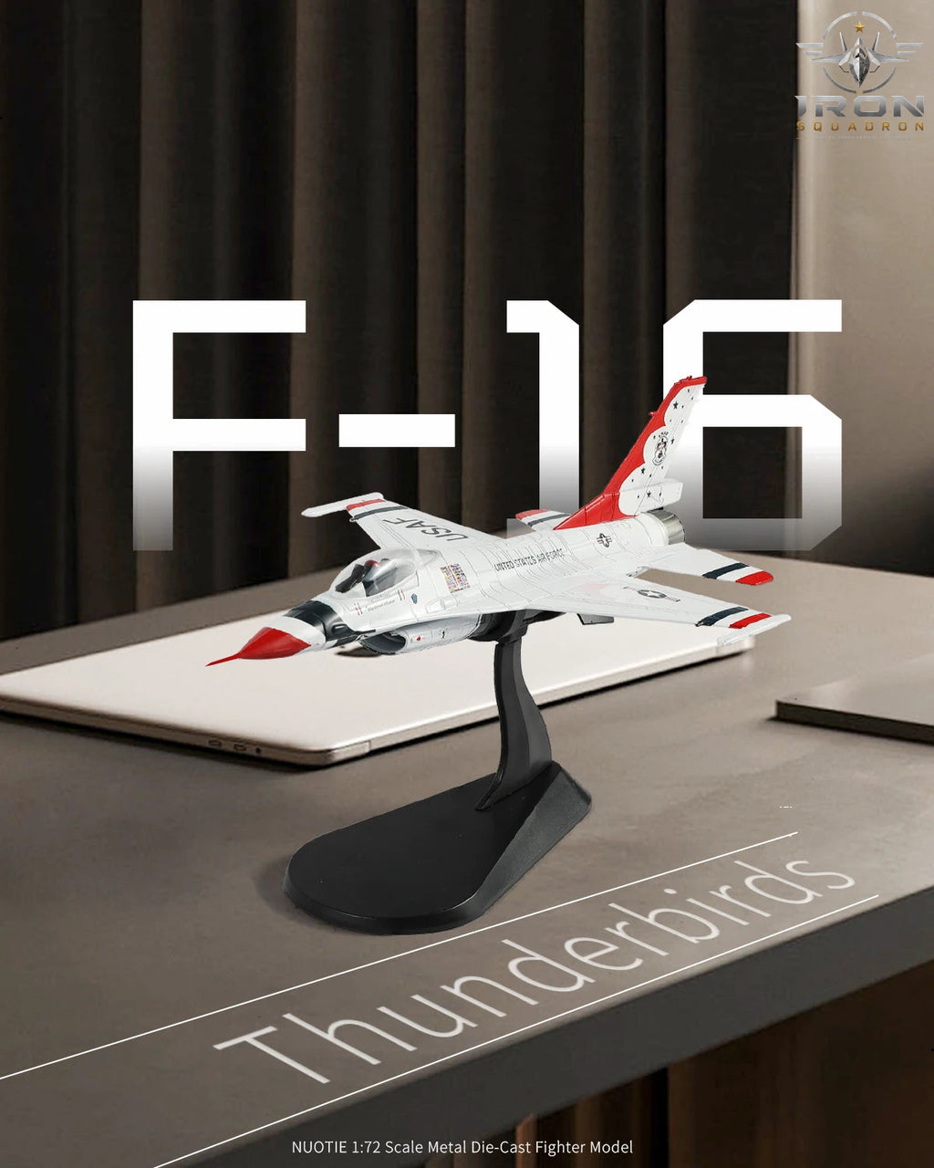 F-16C Fighting Falcon — USAF Thunderbirds 1:72 Diecast Model - image 6