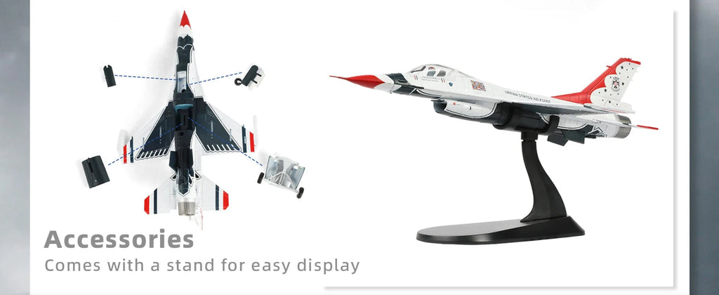 F-16C Fighting Falcon — USAF Thunderbirds 1:72 Diecast Model - image 9