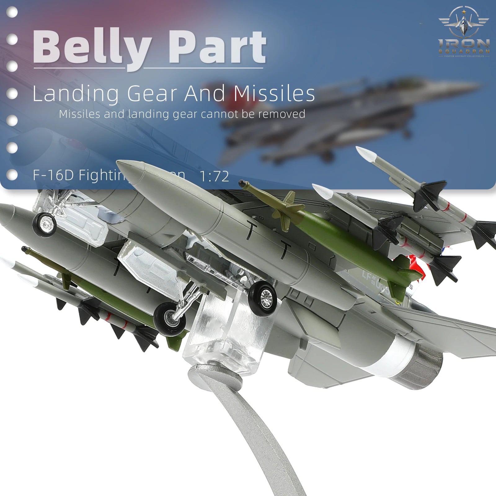 F-16D Fighting Falcon — Republic of Singapore Air Force 1:72 Diecast Model - image 5