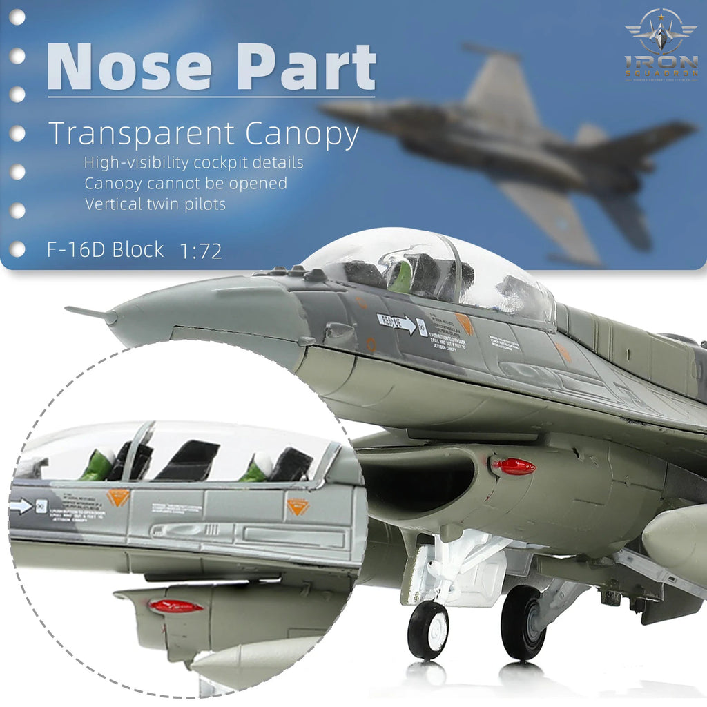 F-16D Fighting Falcon — U.S. Air Force 1:72 Diecast Model - image 4