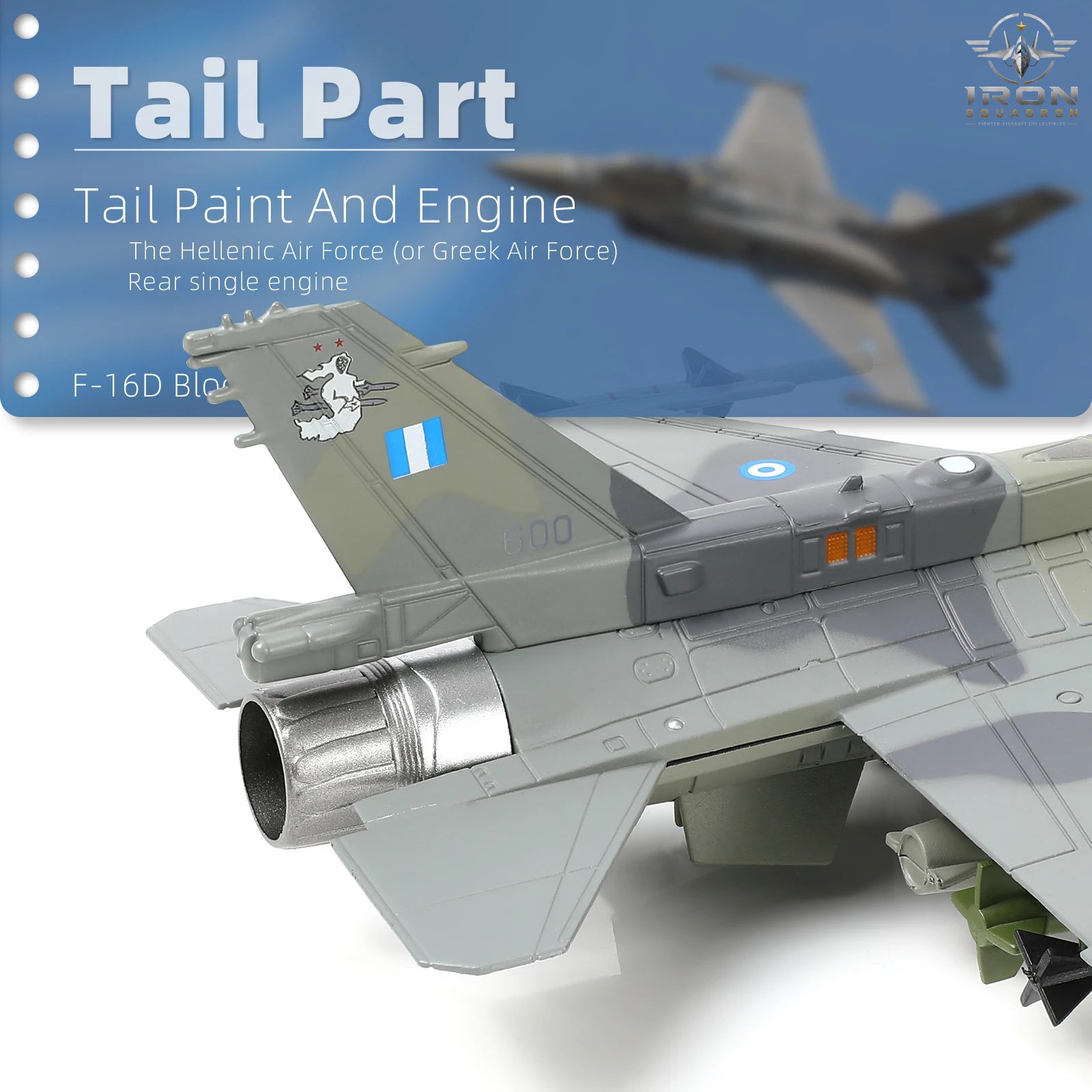 F-16D Fighting Falcon — U.S. Air Force 1:72 Diecast Model - image 6