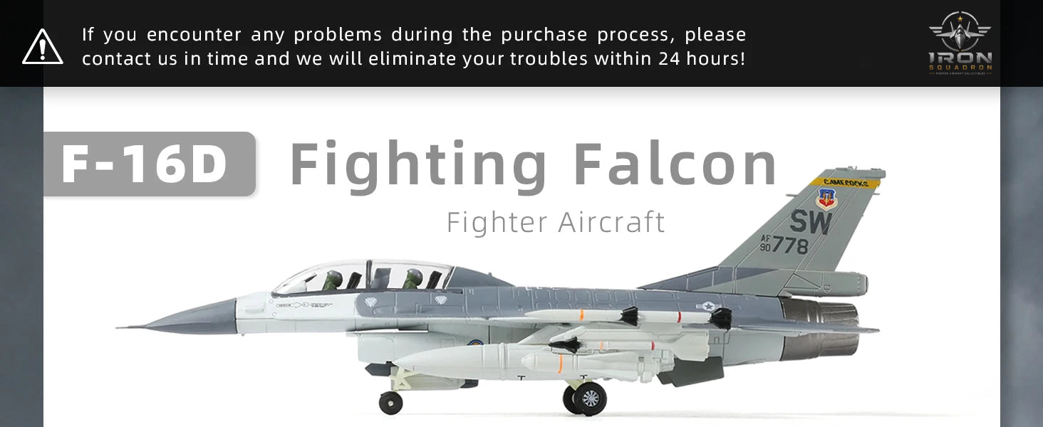 F-16D Fighting Falcon — "MiG Killer" Luke AFB 1:72 Diecast Model - image 7