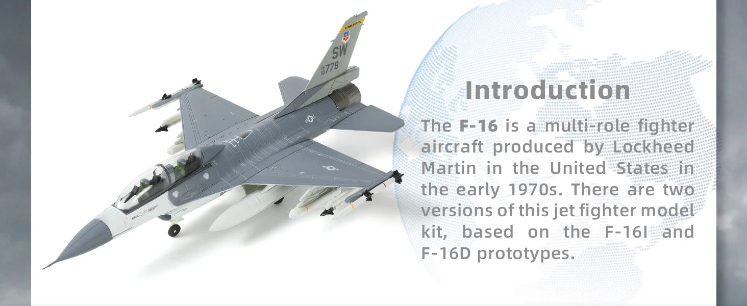 F-16D Fighting Falcon — "MiG Killer" Luke AFB 1:72 Diecast Model - image 8
