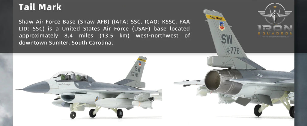 F-16D Fighting Falcon — "MiG Killer" Luke AFB 1:72 Diecast Model - image 9