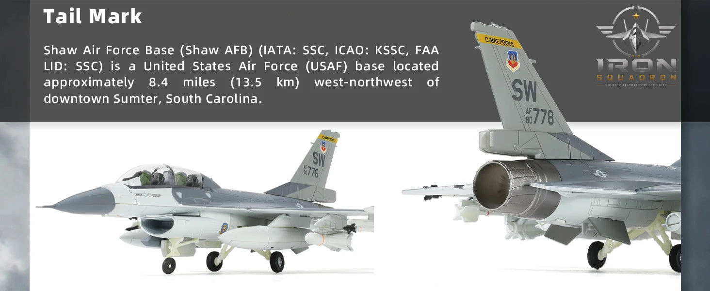 F-16D Fighting Falcon — "MiG Killer" Luke AFB 1:72 Diecast Model - image 9
