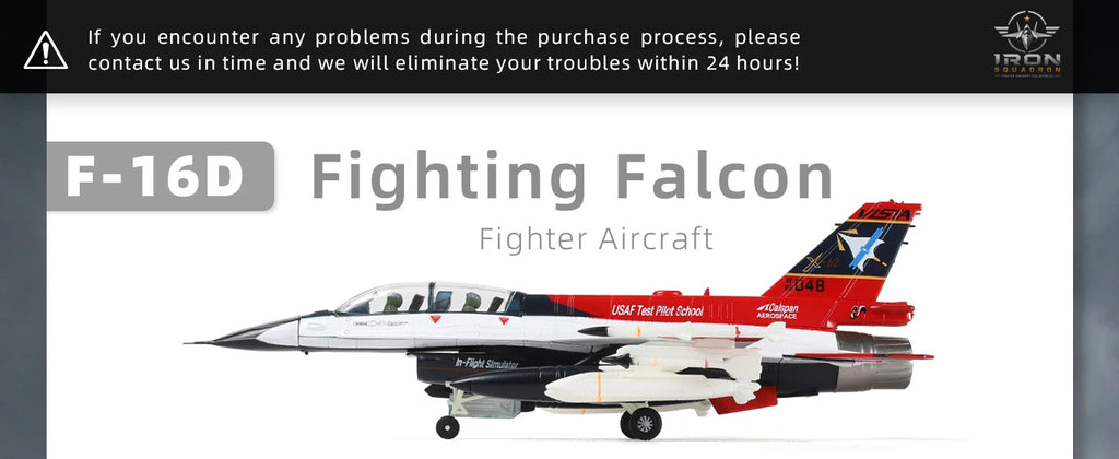F-16D X-62 VISTA — USAF Test Pilot School 1:72 Diecast Model - image 7