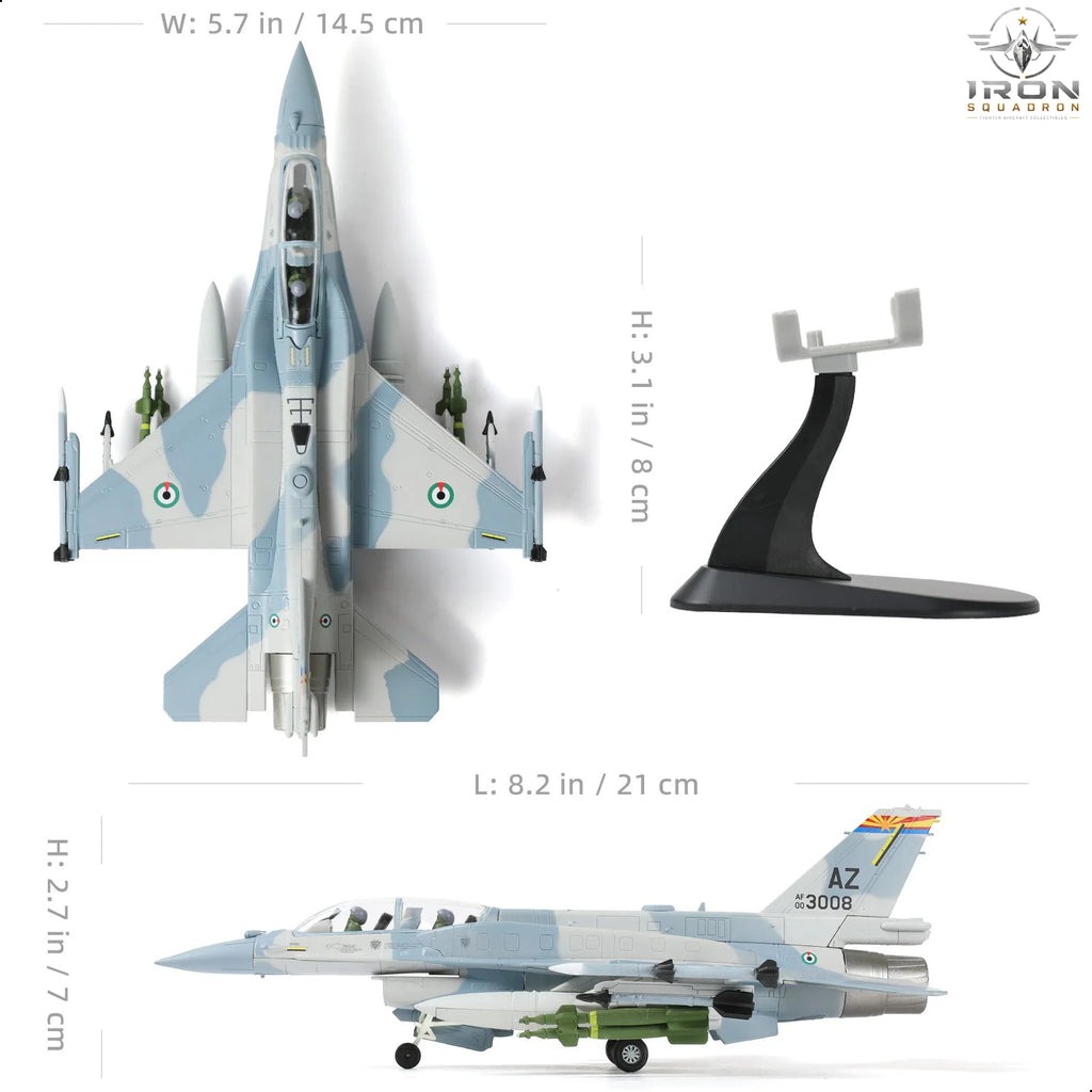 F-16F Block 60 "Desert Falcon" — UAE Air Force 1:72 Diecast Model - image 3