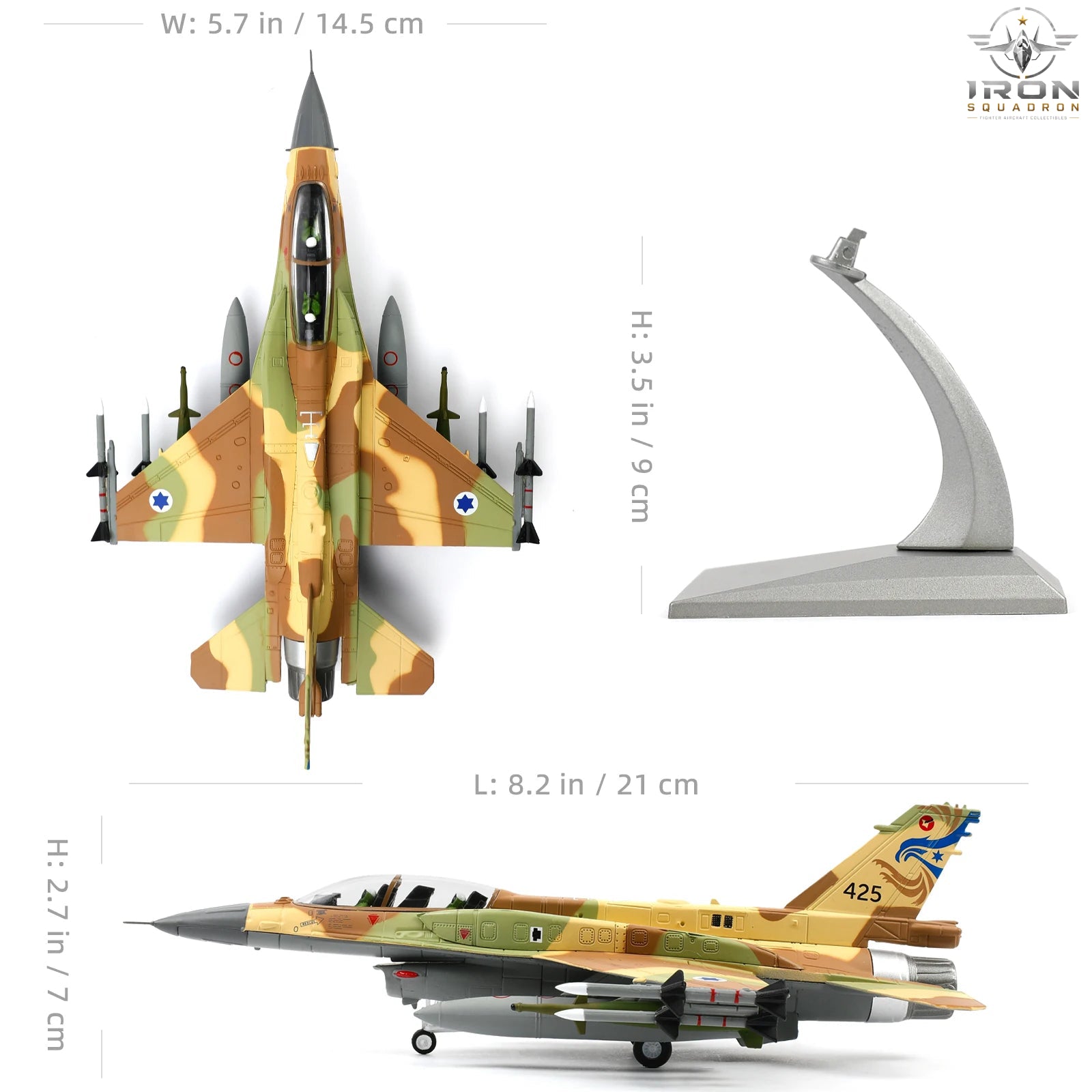 F-16I "Sufa" — Israeli Air Force 1:72 Diecast Model - image 2