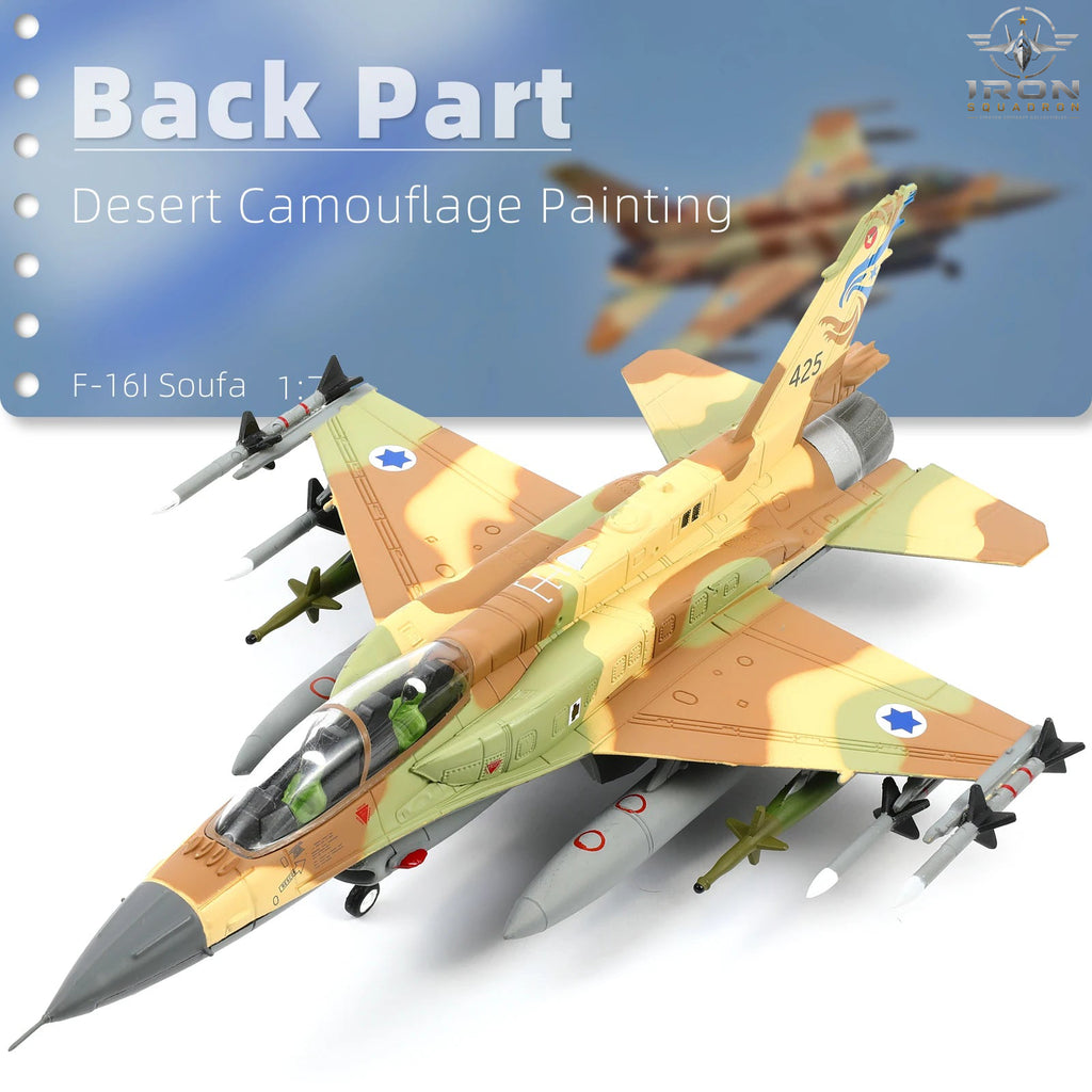F-16I "Sufa" — Israeli Air Force 1:72 Diecast Model - image 3