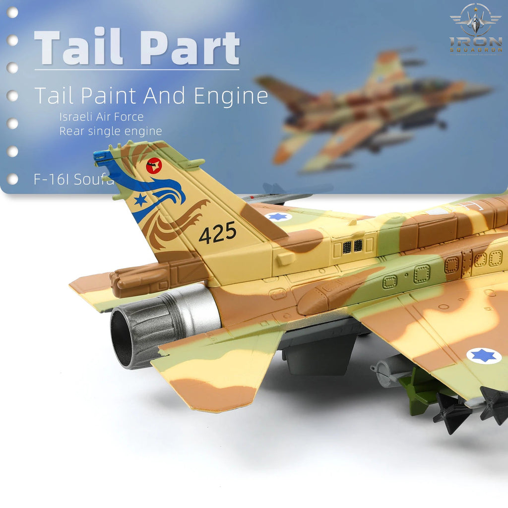 F-16I "Sufa" — Israeli Air Force 1:72 Diecast Model - image 4