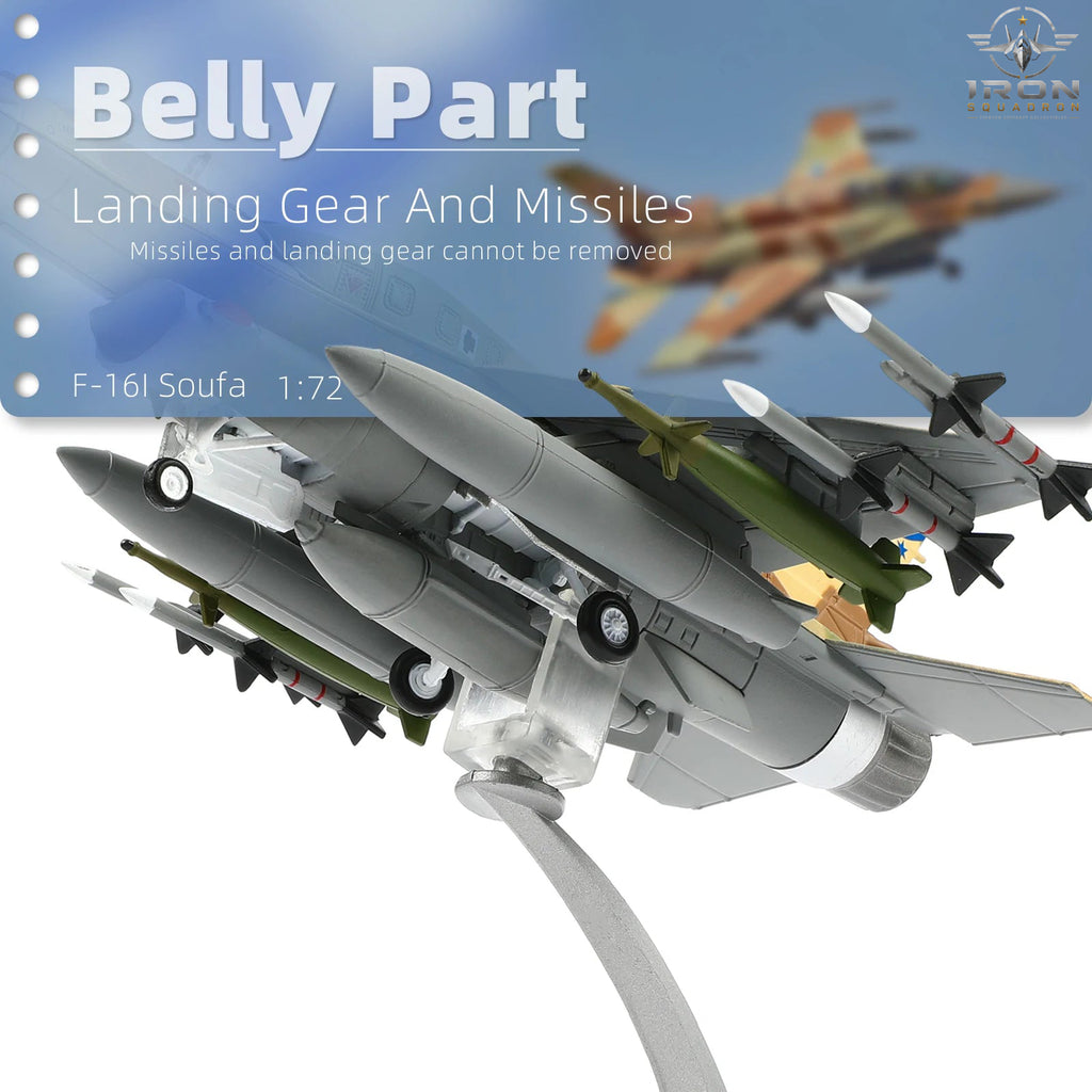 F-16I "Sufa" — Israeli Air Force 1:72 Diecast Model - image 6