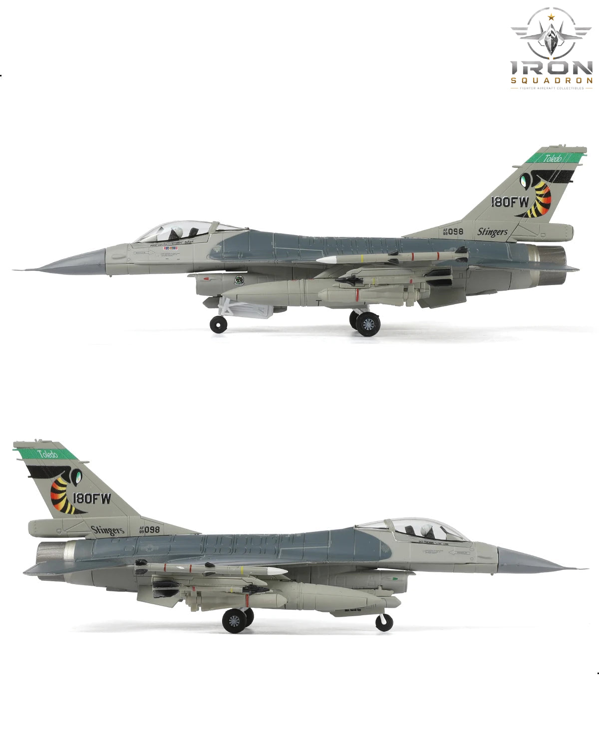 F-16 Fighting Falcon — Aggressor "Stinger" 1:72 Diecast Model - image 4