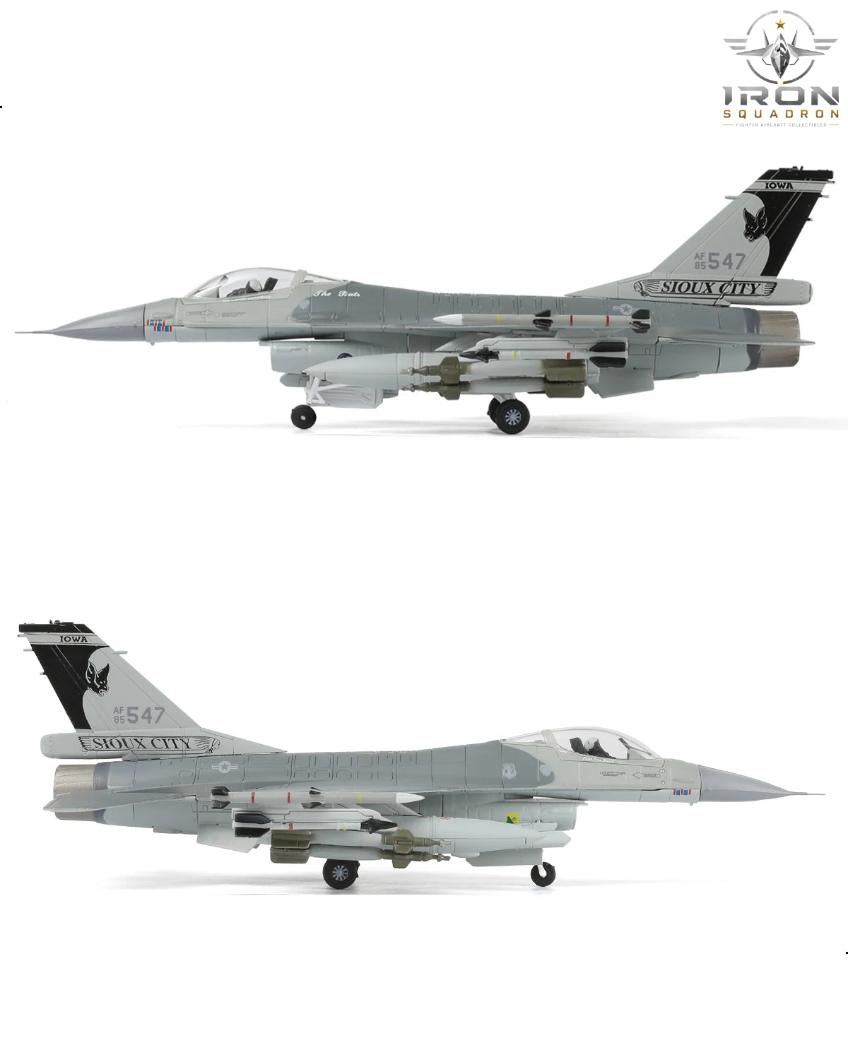 F-16 Fighting Falcon — "Black Bat" Livery 1:72 Diecast Model - image 4