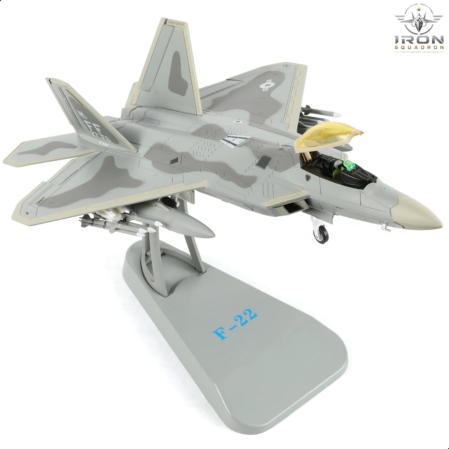 F-22A Raptor — 27th FS Langley 1:72 Diecast Model - image 1