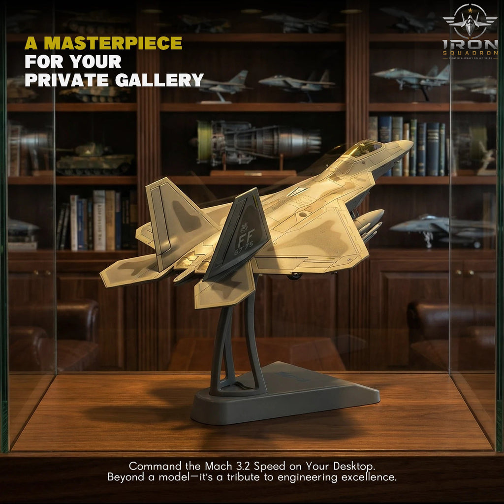 F-22A Raptor — 27th FS Langley 1:72 Diecast Model - image 4