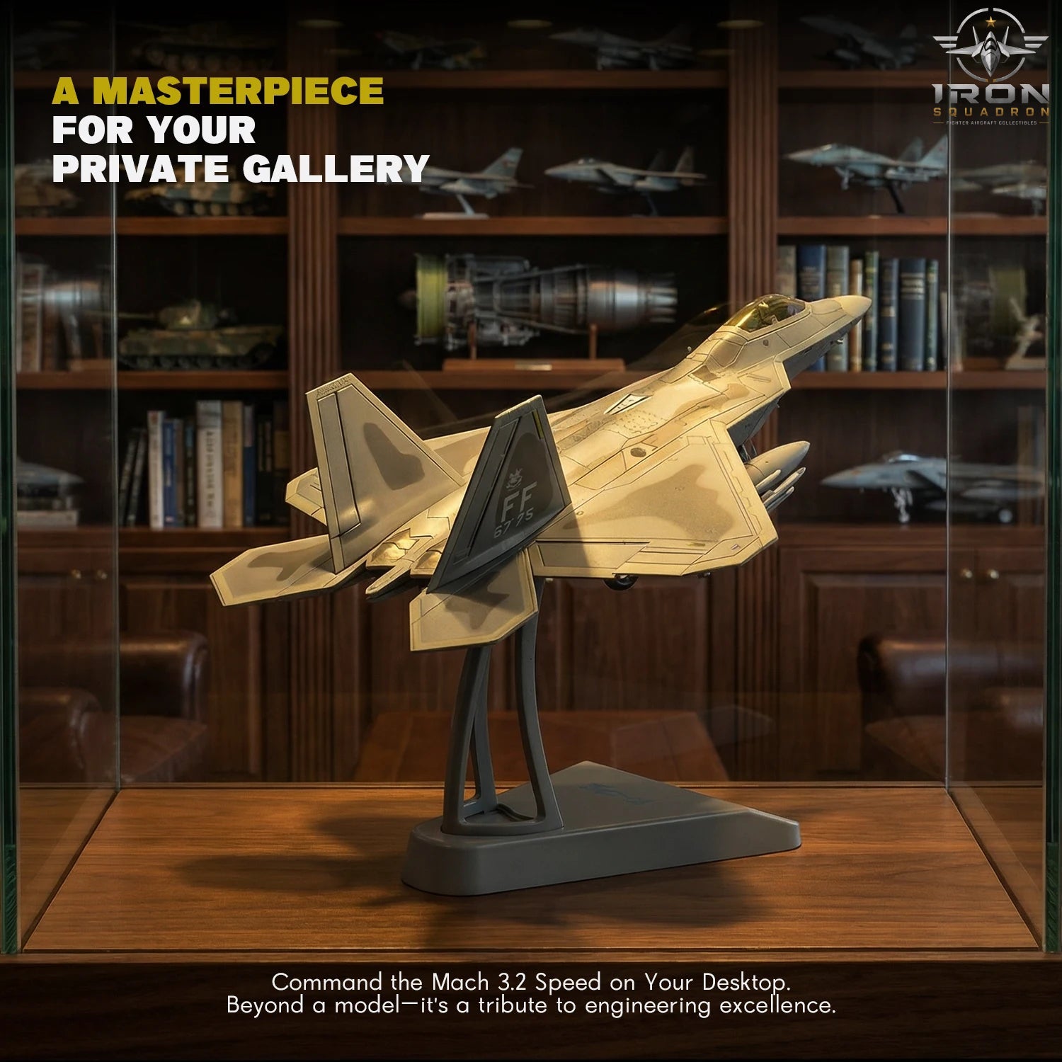 F-22A Raptor — 27th FS Langley 1:72 Diecast Model - image 4