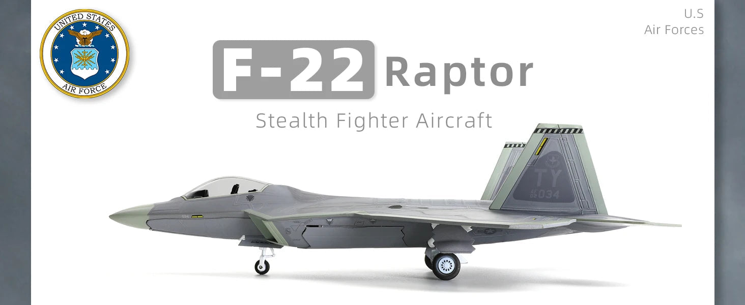 F-22A Raptor — 325th FW Tyndall 1:72 Diecast Model - image 7
