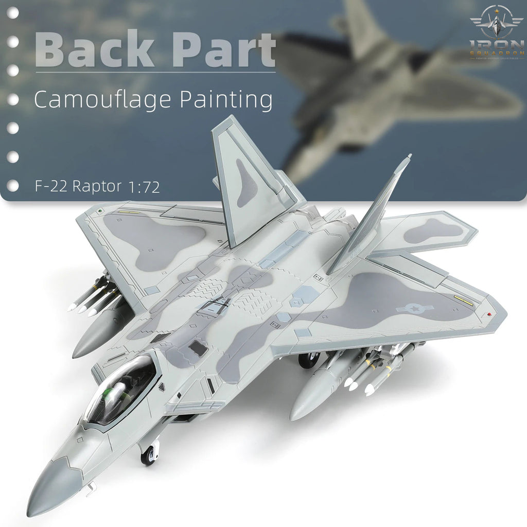 F-22A Raptor — 90th FS "Alaska" 1:72 Diecast Model - image 7